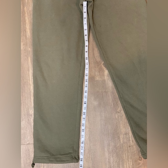 Champion green and burgundy embroidered sweatpants Sz S - Picture 7 of 9